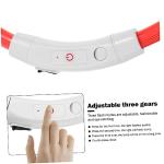 USB Rechargeable LED Dog Collar Light for Safety