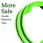 USB Rechargeable LED Dog Collar - Adjustable Green