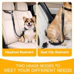Adjustable 2-Pack Dog Car Seat Belt Harness