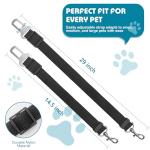 Adjustable Dog Seat Belt Set for Car Travel