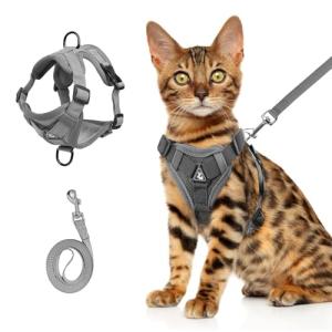 Wanheart Adjustable Cat Harness and Leash Set