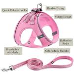 BOOMIBOO Reflective Dog Harness and Leash Set
