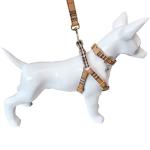 NISIYE Adjustable Plaid Dog Collar Harness & Leash