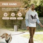 Adjustable Hands-Free Dog Carrier Sling for Travel