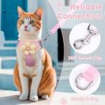 Adjustable Escape-Proof Cat Harness and Leash Set