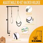 Adjustable Dog Grooming Arm with Hammock & Harnesses