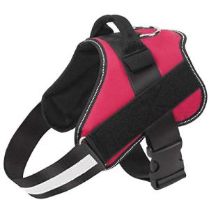 Reflective No-Pull Dog Harness with Handle - Red