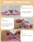 Pink Soft Mesh Dog Harness and Leash Set