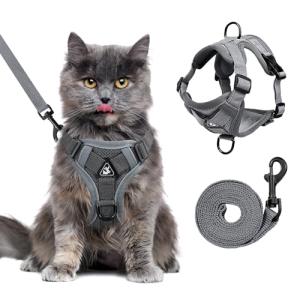 Escape-Proof XL Cat Harness with Leash Set