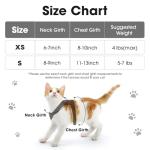Adjustable Escape-Proof Cat Harness and Leash Set