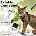 Adjustable Escape-Proof Cat Harness and Leash Set
