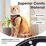 Adjustable Escape-Proof Cat Harness and Leash Set
