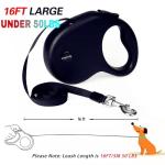 16ft Retractable Dog Leash for Small Pets