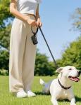 Dog Poop Bag Holder with Strap and Roll