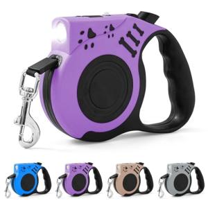 COSOWO 16FT Retractable Dog Leash with Flashlight