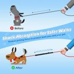 VavoPaw Shock Absorbing Bungee Dog Leash Extender