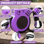 COSOWO 16FT Retractable Dog Leash with Flashlight