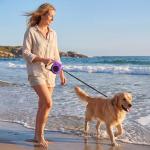 COSOWO 16FT Retractable Dog Leash with Flashlight