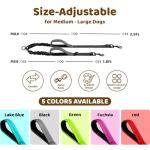 LEOSASA Double Dog Leash with No-Tangle Coupler