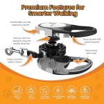 Dual Retractable Dog Leash for Two Dogs