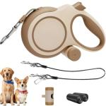 26ft Heavy Duty Retractable Dog Leash with Bag Holder