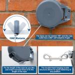 39ft Wall Mounted Retractable Dog Leash