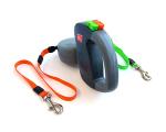 Wigzi Dual Retractable Dog Leash - 10ft, Waterproof