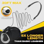 Fida 30ft Heavy Duty Retractable Dog Leash