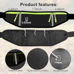 Hands-Free Bungee Dog Leash with Pouch - Black