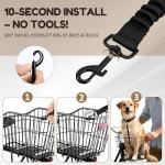 2-Pack Dog Bike Basket Seat Belts