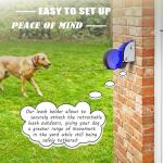 Heavy Duty Retractable Dog Leash Wall Mount