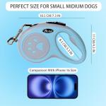 VELIGOOD 16FT Retractable Dog Leash for Small Dogs
