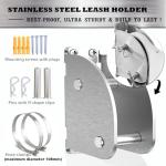 Heavy Duty Retractable Dog Leash Wall Mount