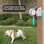 Heavy Duty Retractable Dog Leash Wall Mount