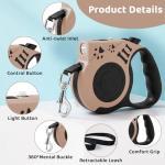 16FT Retractable Dog Leash with LED Light