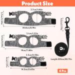 Bearded Dragon Leash and Harness Set - 3 Pack