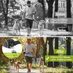 Hands-Free Dog Leash for 2 Dogs, Adjustable Belt