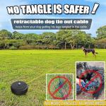 Pestairs 30ft Retractable Dog Tie Out Cable