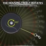 Pestairs 30ft Retractable Dog Tie Out Cable