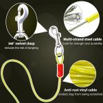 Pestairs 30ft Retractable Dog Tie Out Cable