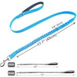 Mycicy 5FT Reflective Bungee Dog Leash