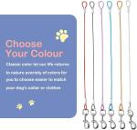 2-Pack Chew-Proof Dog Leash Extender, 24 Inch