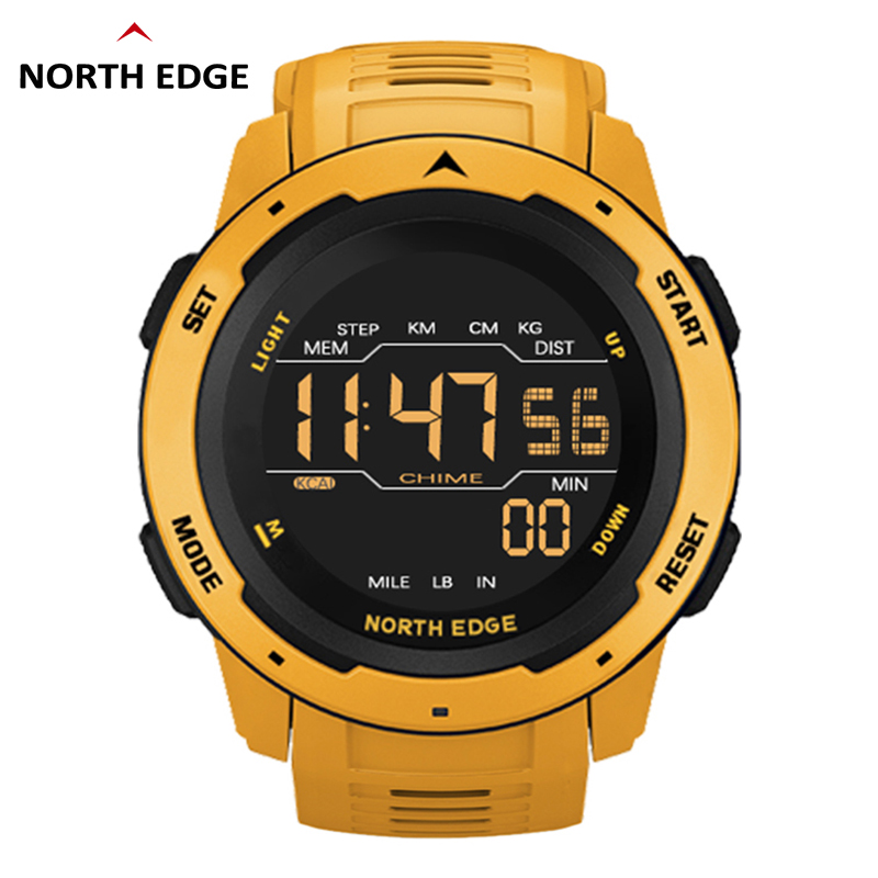NORTH EDGE Men's Waterproof Sports Digital Watch