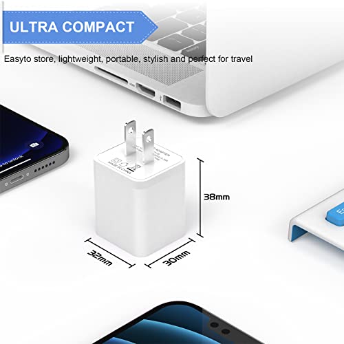 iGENJUN 6-Pack Dual USB Wall Charger 2.4A