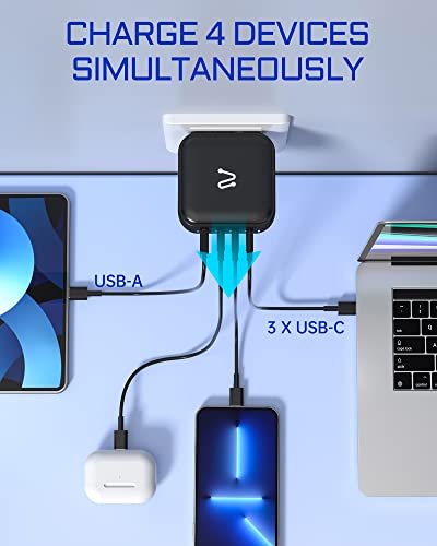 Aergiatech 100W USB C 4-Port Fast Charger