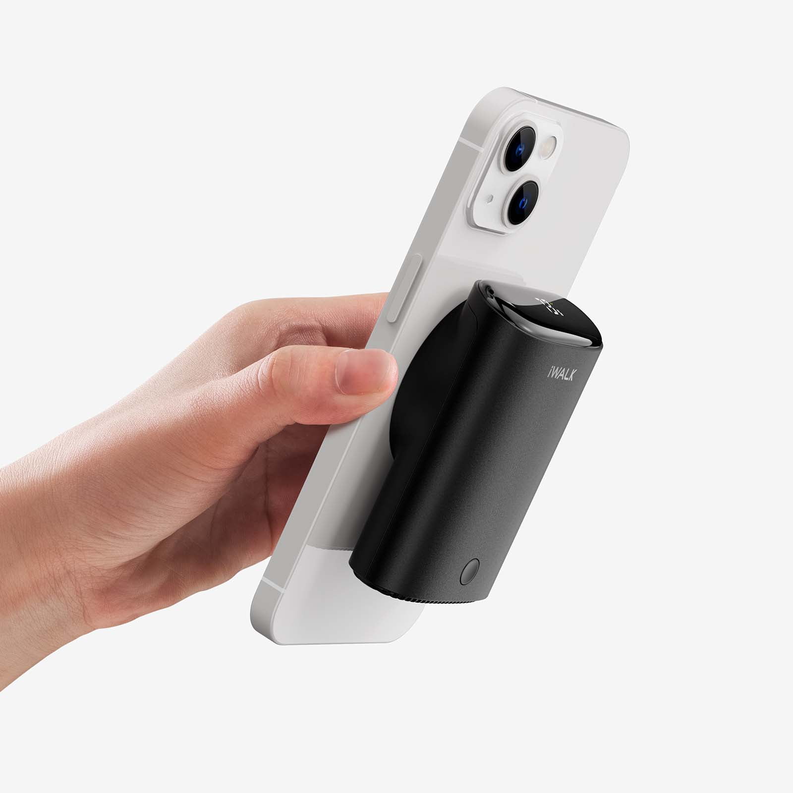 iWALK 9000mAh Magnetic Wireless Power Bank, Black