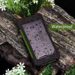 Waterproof Solar Power Bank for Phones: 50000mah Dual-USB