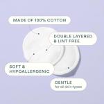 Cliganic Organic Cotton Rounds for Makeup Removal