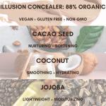 BaeBlu Organic Full Coverage Concealer – 100% Natural