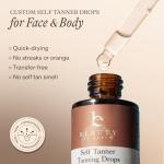 Organic Self Tanning Drops for a Natural Glow